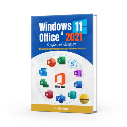 Get this Windows 11 Keyboard Shortcuts Combinations book for your office