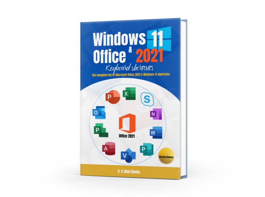 Get this Windows 11 Keyboard Shortcuts Combinations book for your office